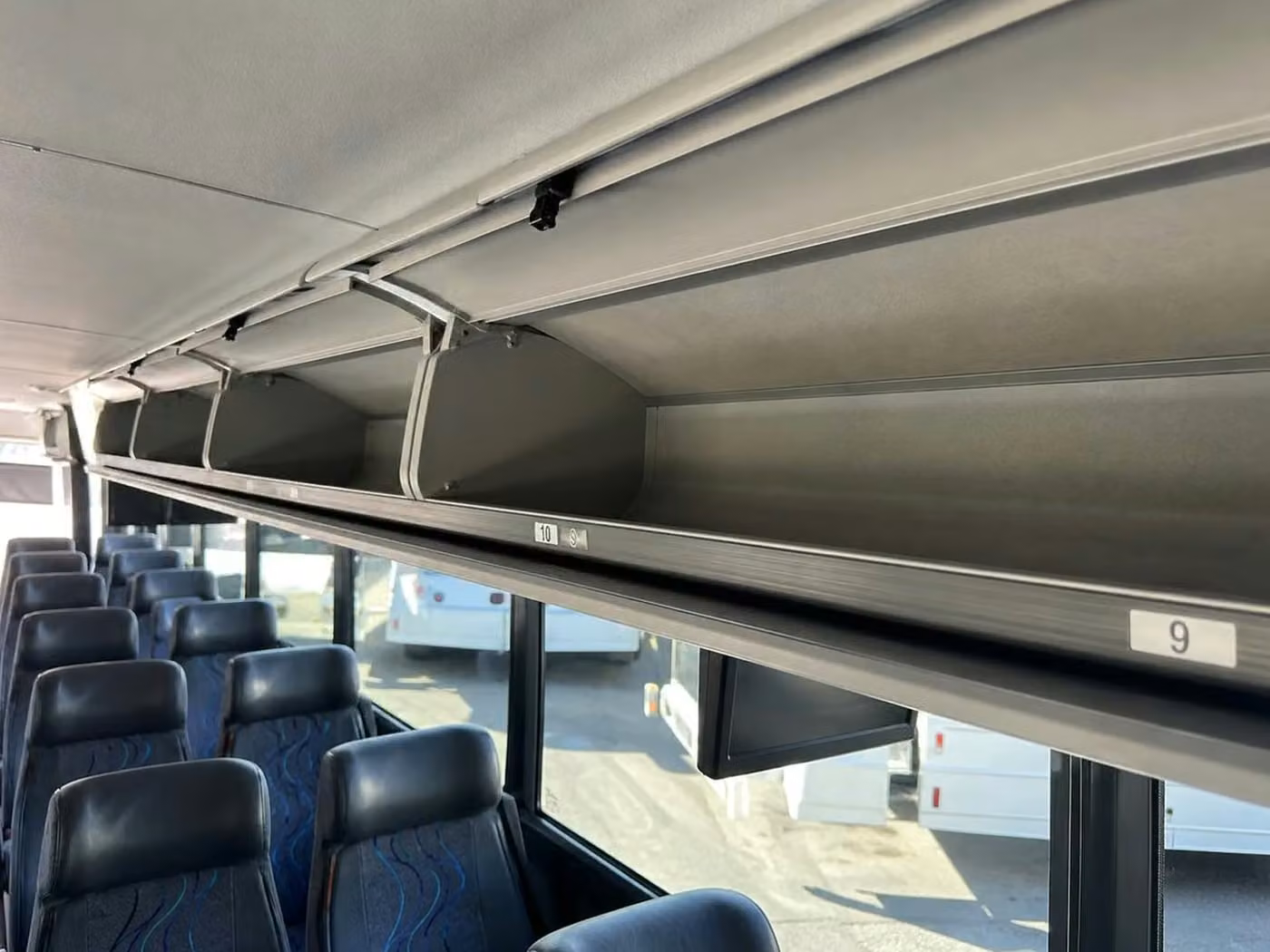 bullhead city 18 passenger minibus overhead storage