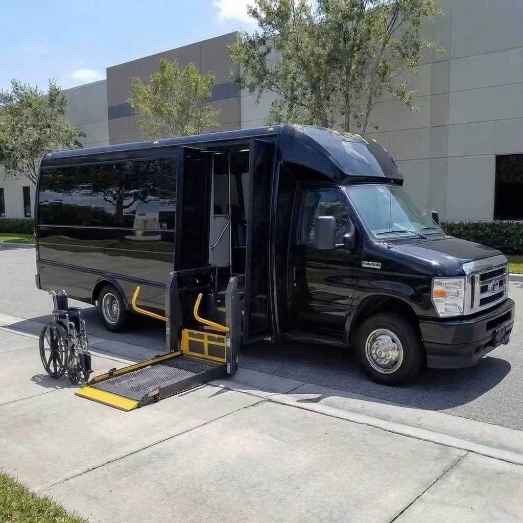 bullhead city 18 passenger minibus wheelchair lift