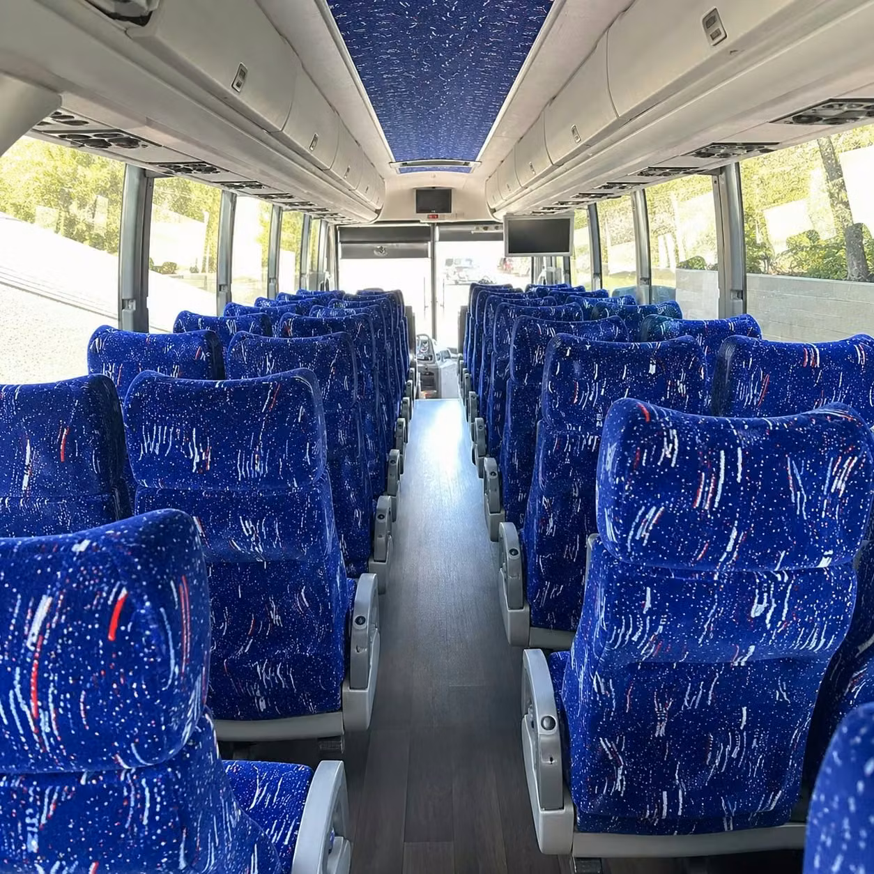 bullhead city charter bus interior 2
