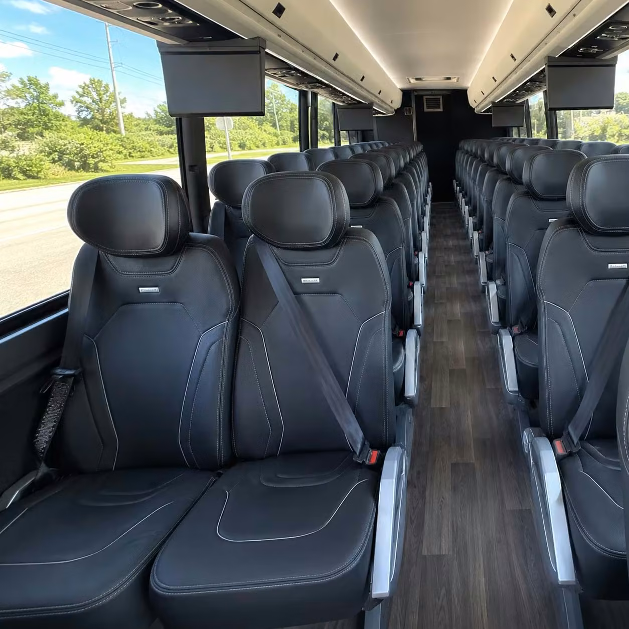 bullhead city charter bus interior 3