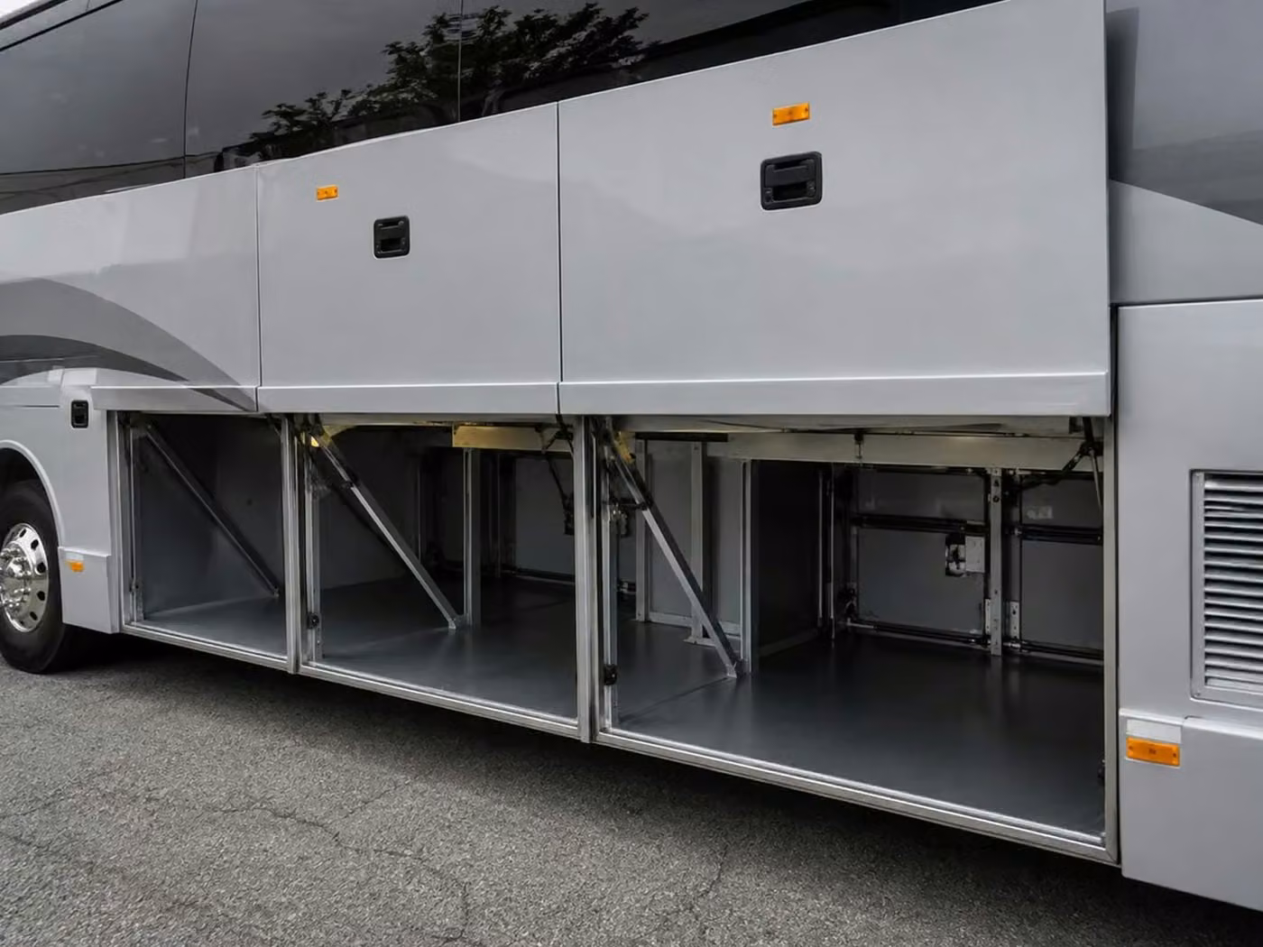 bullhead city charter bus under bus storage