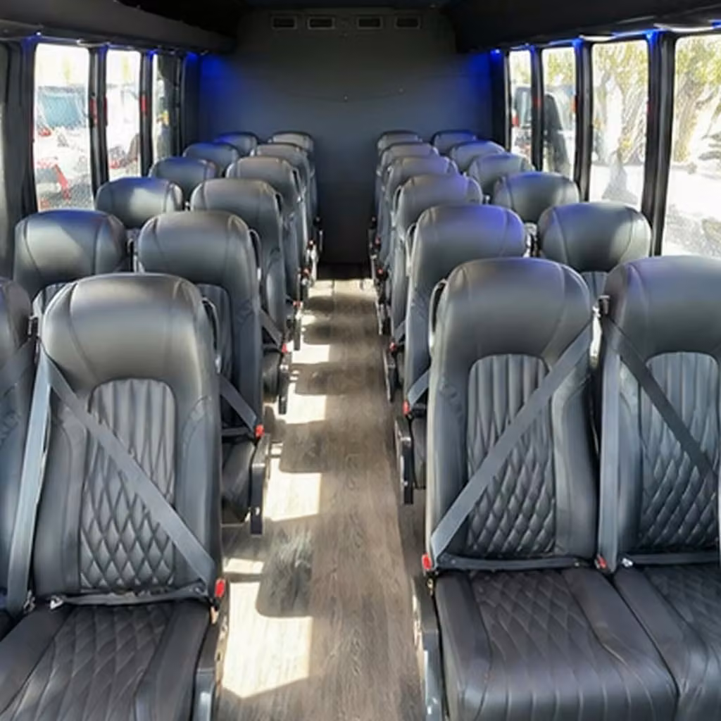 bullhead city minibus interior 3
