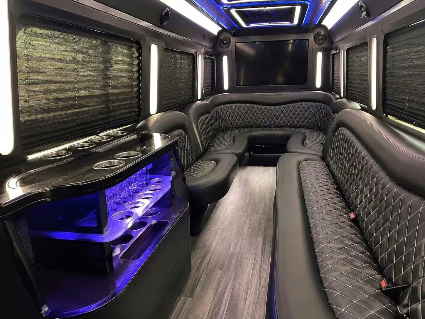 bullhead city party bus bar area