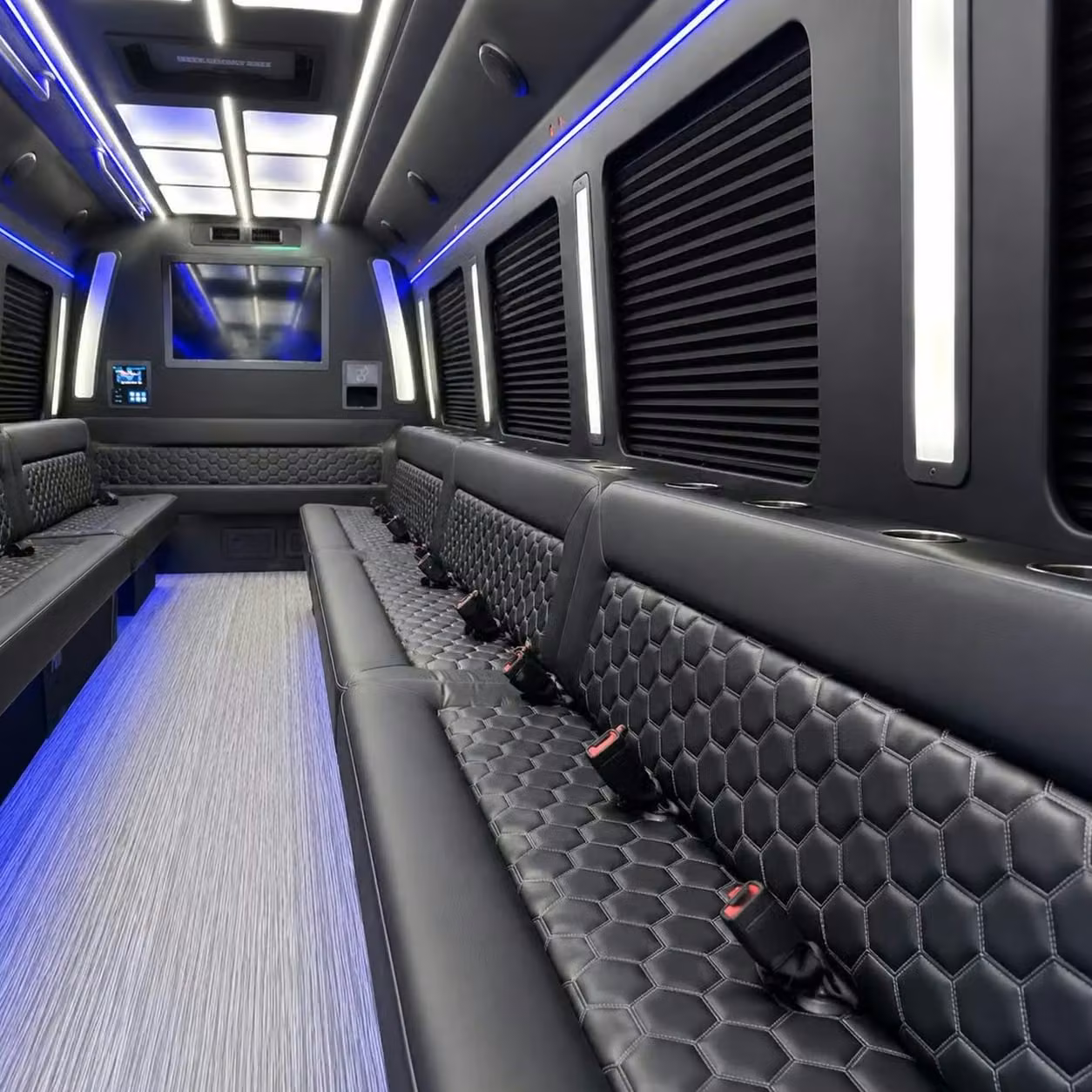 bullhead city party bus party lighting
