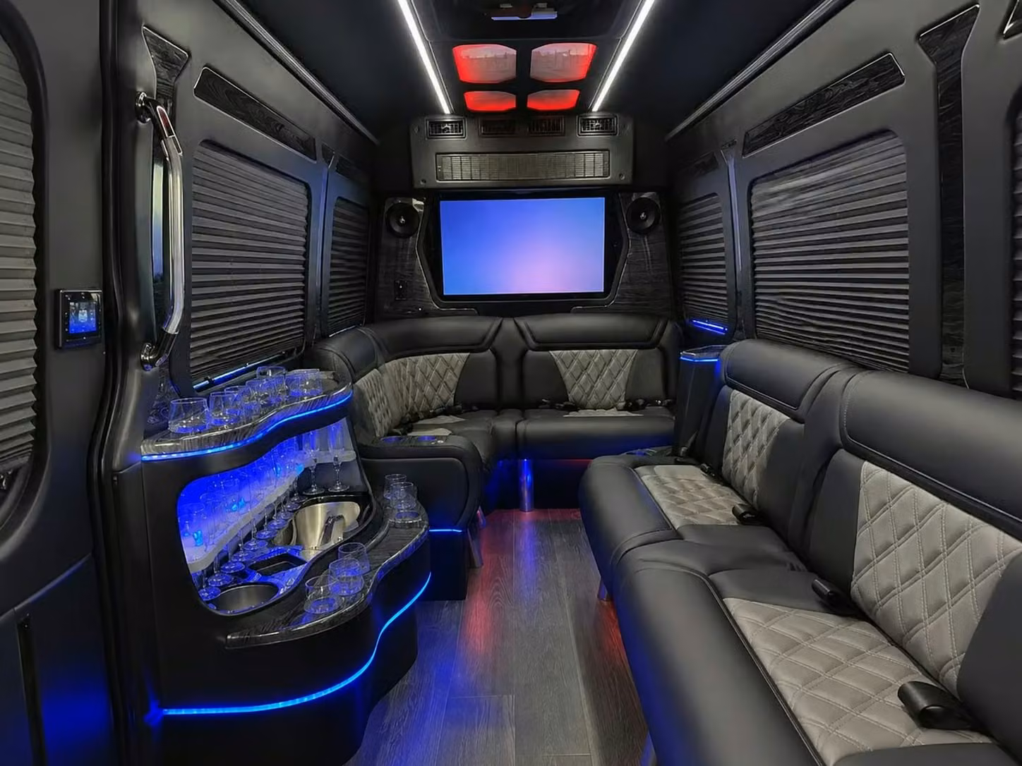 bullhead city private event buses with wifi led lighting sound systems and restrooms