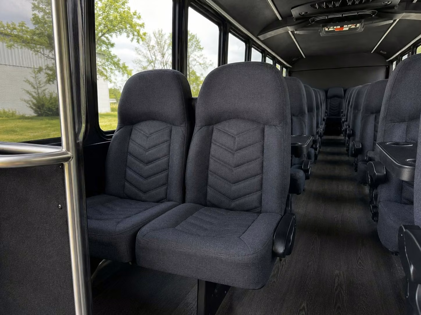25 passenger minibus interior