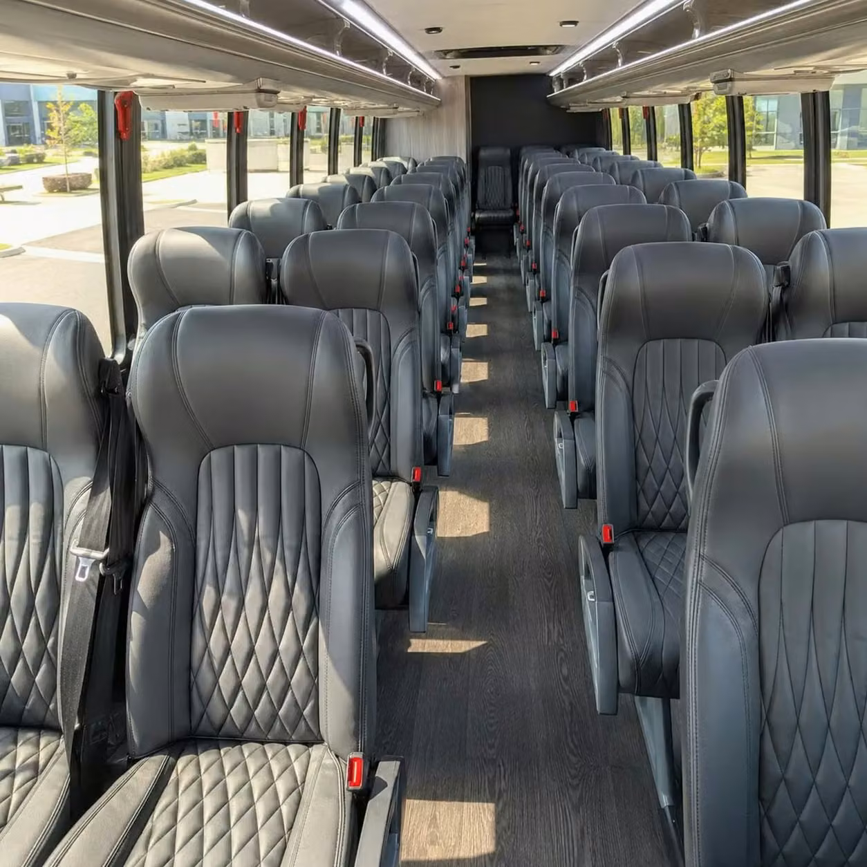 35 passenger minibus interior